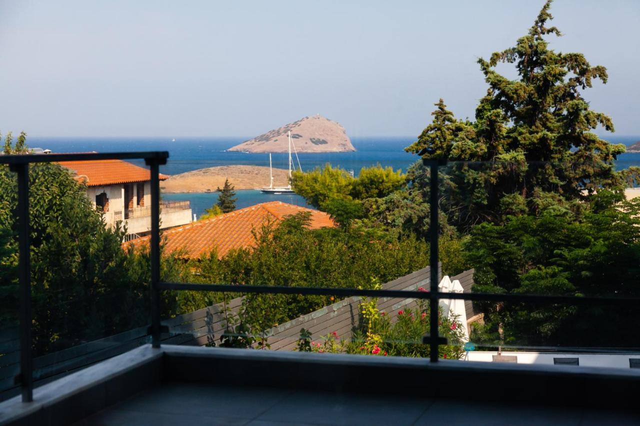 Seaview Pool Villa Near Beach And Athens Airport Pórto Ráfti エクステリア 写真