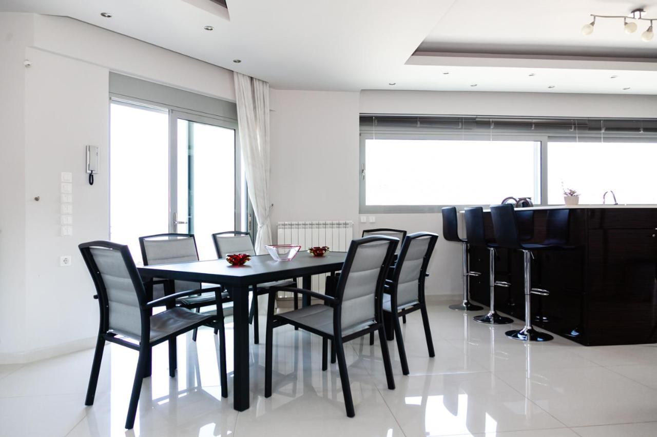Seaview Pool Villa Near Beach And Athens Airport Pórto Ráfti エクステリア 写真