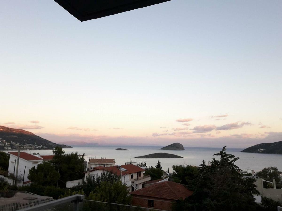 Seaview Pool Villa Near Beach And Athens Airport Pórto Ráfti エクステリア 写真